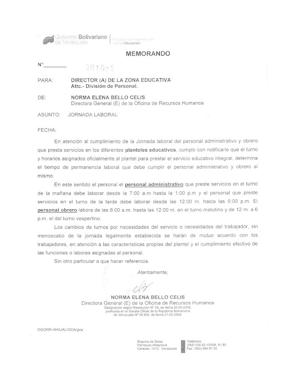 Horario Administrativos y Obreros. (DESCARGA AL FINAL LA CIRCULAR) Horario Administrativos y Obreros. (DESCARGA AL FINAL LA CIRCULAR)