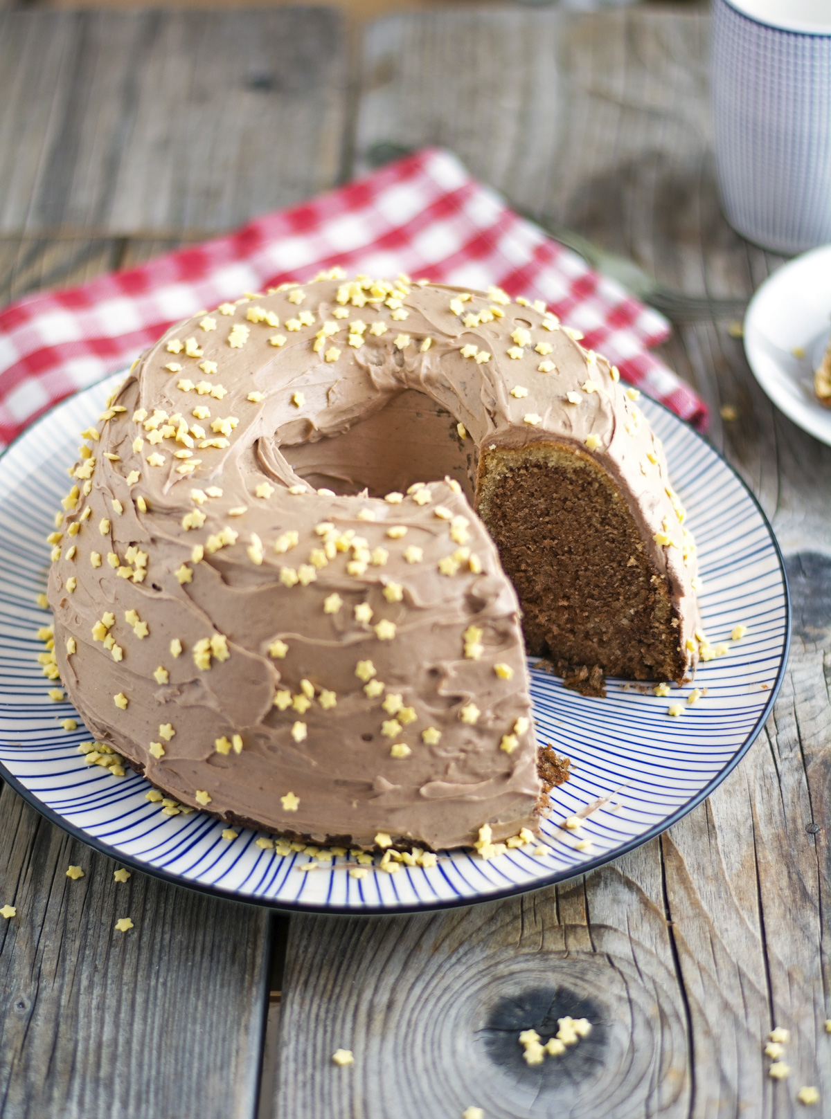 Holiday Marble Bundt Cake