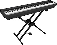 Roland FP-30X black on x-stand