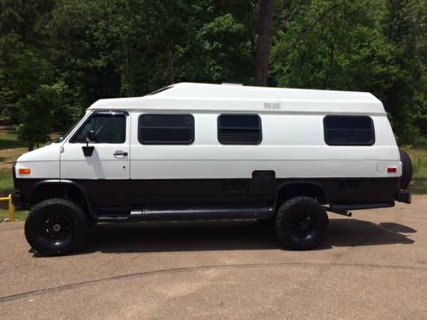 Used RVs 4x4 Camper Van, 1995 Chevy Roadtrek 210 Popular