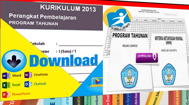 Download Prota dan Promes Kelas 1 SD Kurikulum 2013 Revisi Tahun 2016