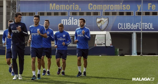 Málaga, hoy entrenamiento a las 10:30 horas