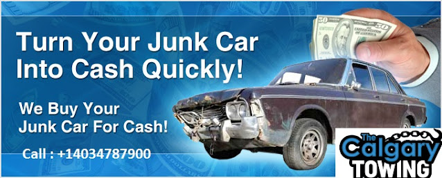 Cash for junk car by The Calgary Towing