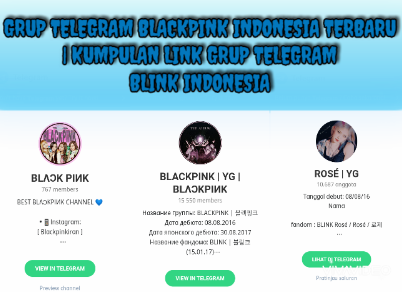Kumpulan Link Grup Telegram Blackpink Blink Indonesia 2021 Kumpulan Link Grup Telegram Blackpink Blink Indonesia 2021