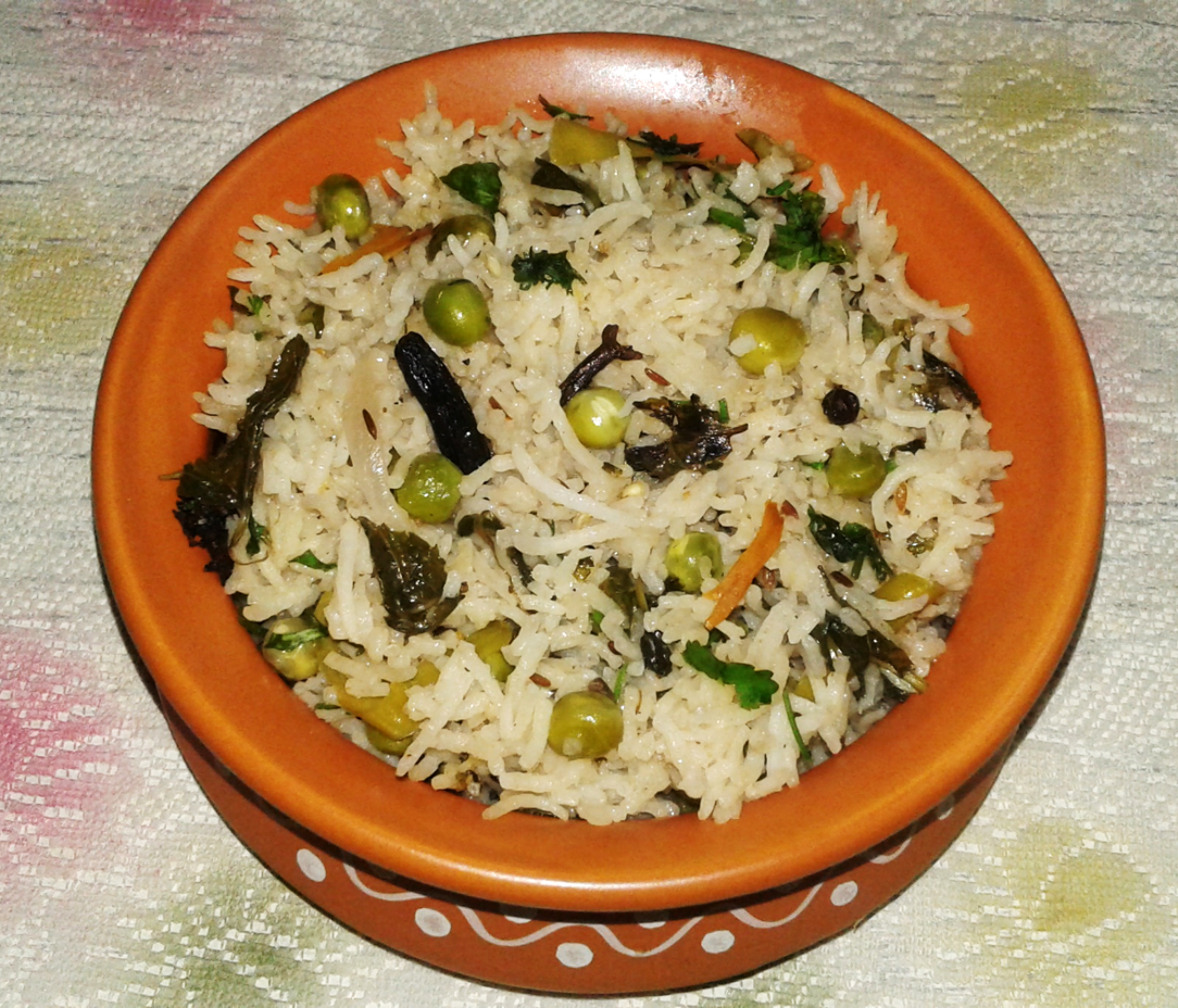 green peas mint pulao special desi recipes Special Desi Recipes