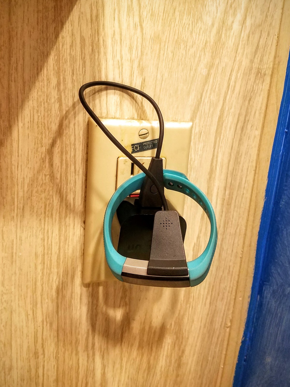 DIY Bathroom Charging Pocket