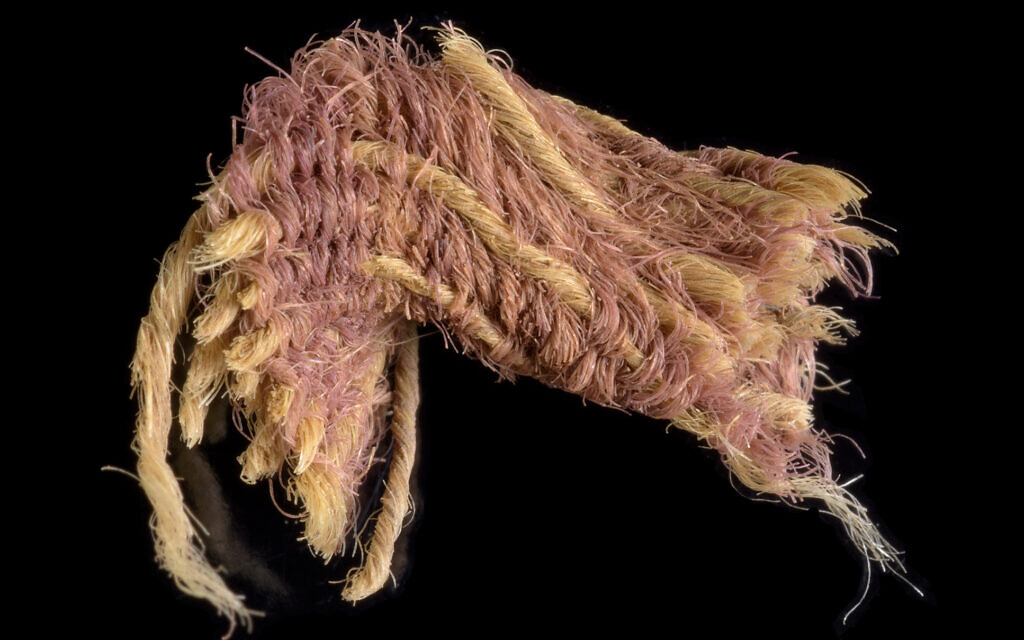 Ancient cloth with "royal purple" dye mentioned in the Bible discovered