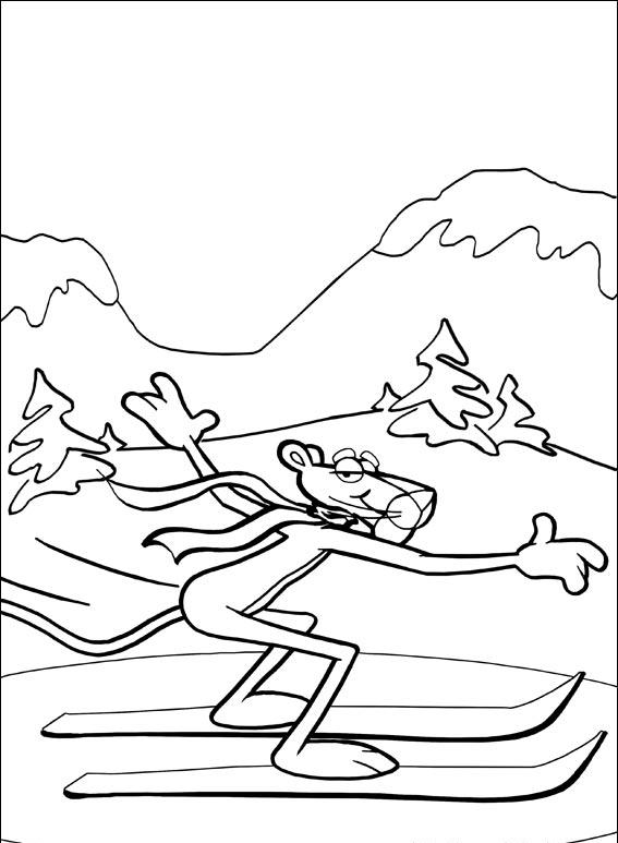 Pink Panther Coloring Pages