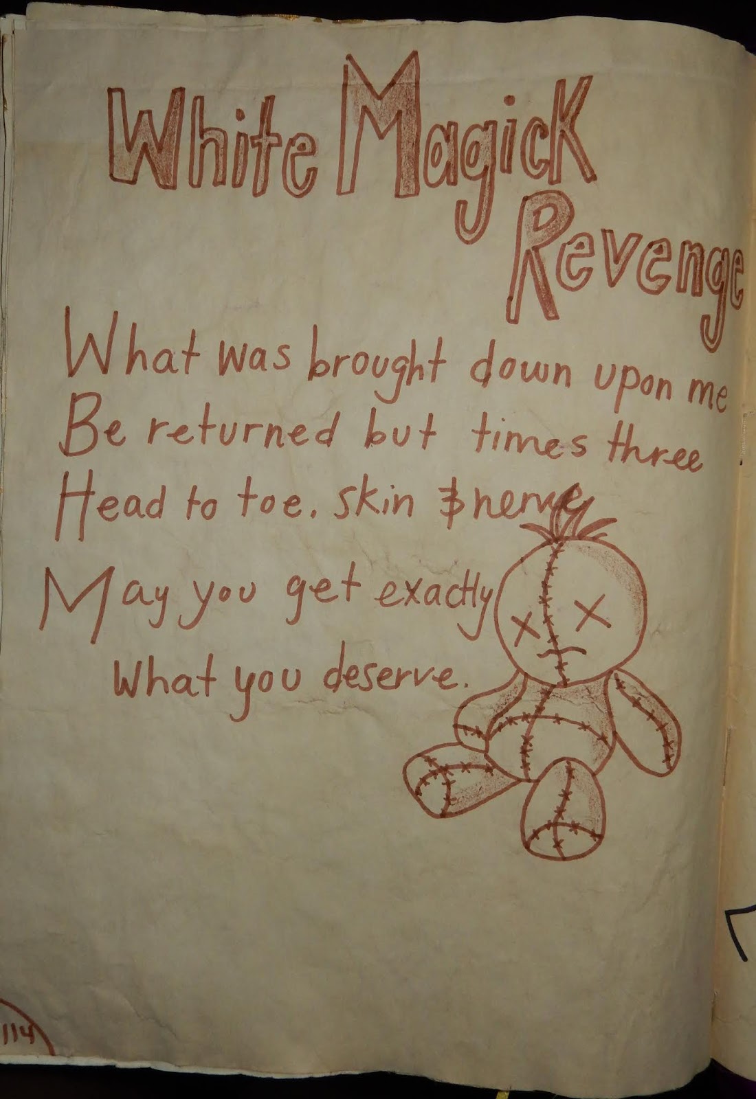 Kelsey�s Craft Corner Spell book pages from my DIY spell