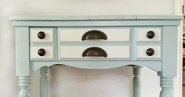 Updating a Vintage Sewing Table and Chair | DIY beautify - Creating