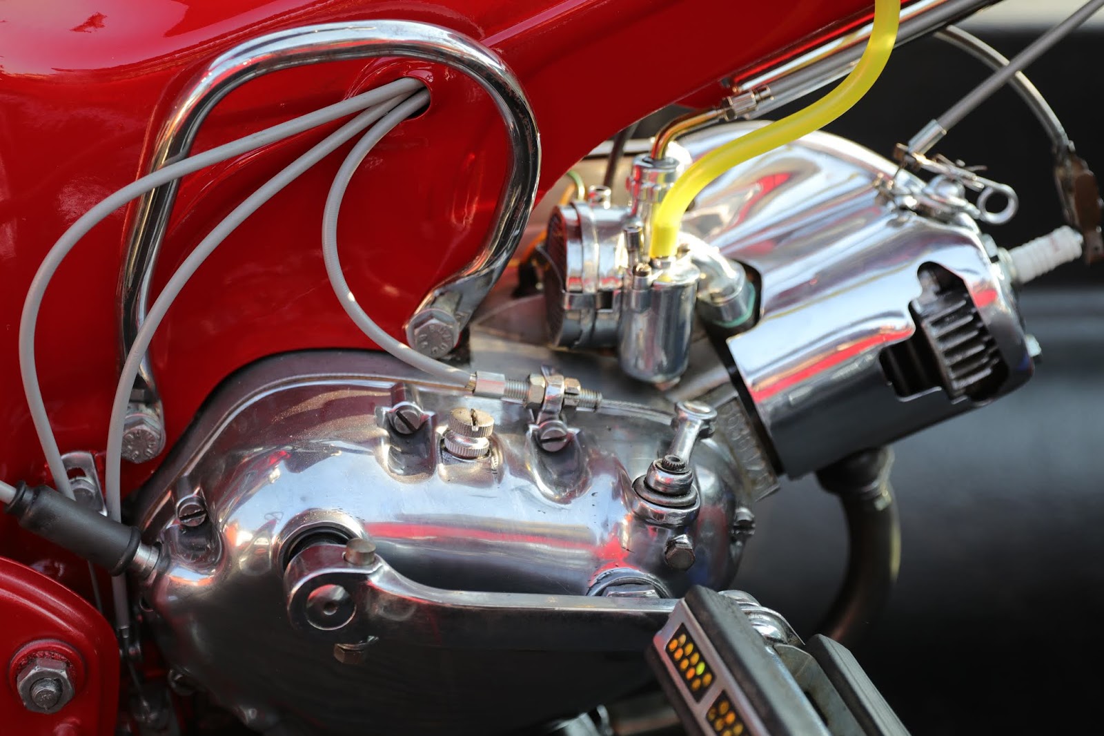 OldMotoDude Pair of Allstate Mopeds spotted at the Barber Vintage