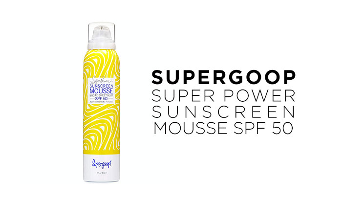 Supergoop Super Power Sunscreen Mousse SPF 50  | Best Sunscreen for Everyday Use and to Keep Your Skin Sun Protected | NeoStopZone