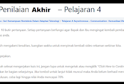 Jawaban Kuis Pelajaran 2 Penilaian Awal Seri Semangat Guru - Beragam Informasi