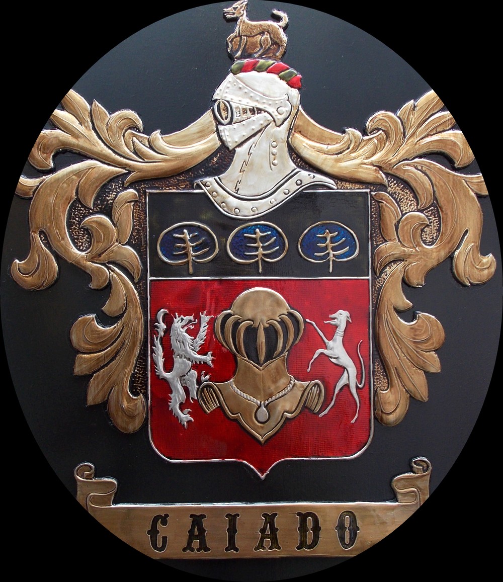 Cacaio Tavares - Atelier Arte Relevo em Metal - Brasil: BRASÃO CAIADO