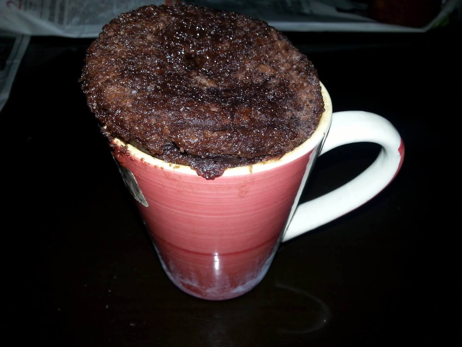 Chocolate mug cake recipe in cooker and oven | Kunjaminas ...