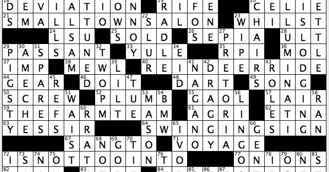 Rex Parker Does the NYT Crossword Puzzle: Popular Japanese manga series