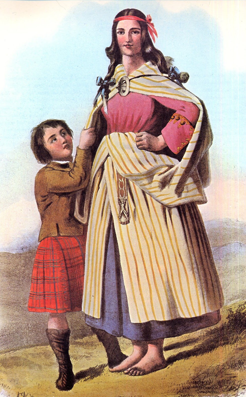 FolkCostume&Embroidery Scottish Highland Attire