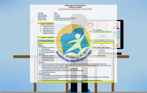RPP 1 Lembar Sosiologi Kelas XI Semester 2 Media Genggam