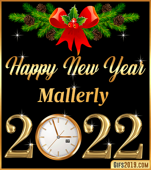 Gif Happy New Year 2022 Mallerly