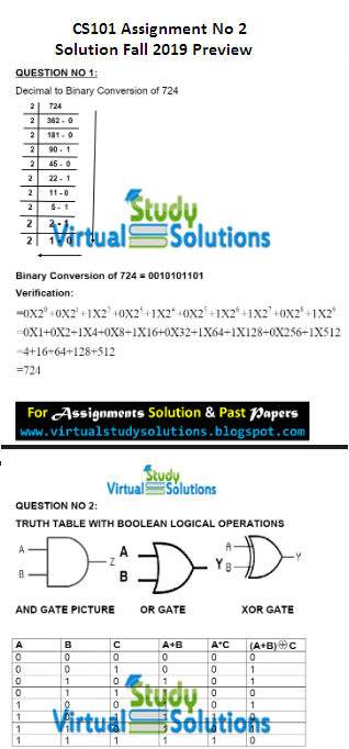 Cs101 assignment no 2 solution fall 2019 08 image