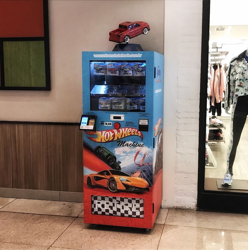Morumbi Town inaugura a primeira Hot Wheels Machine Morumbi Town inaugura a primeira Hot Wheels Machine