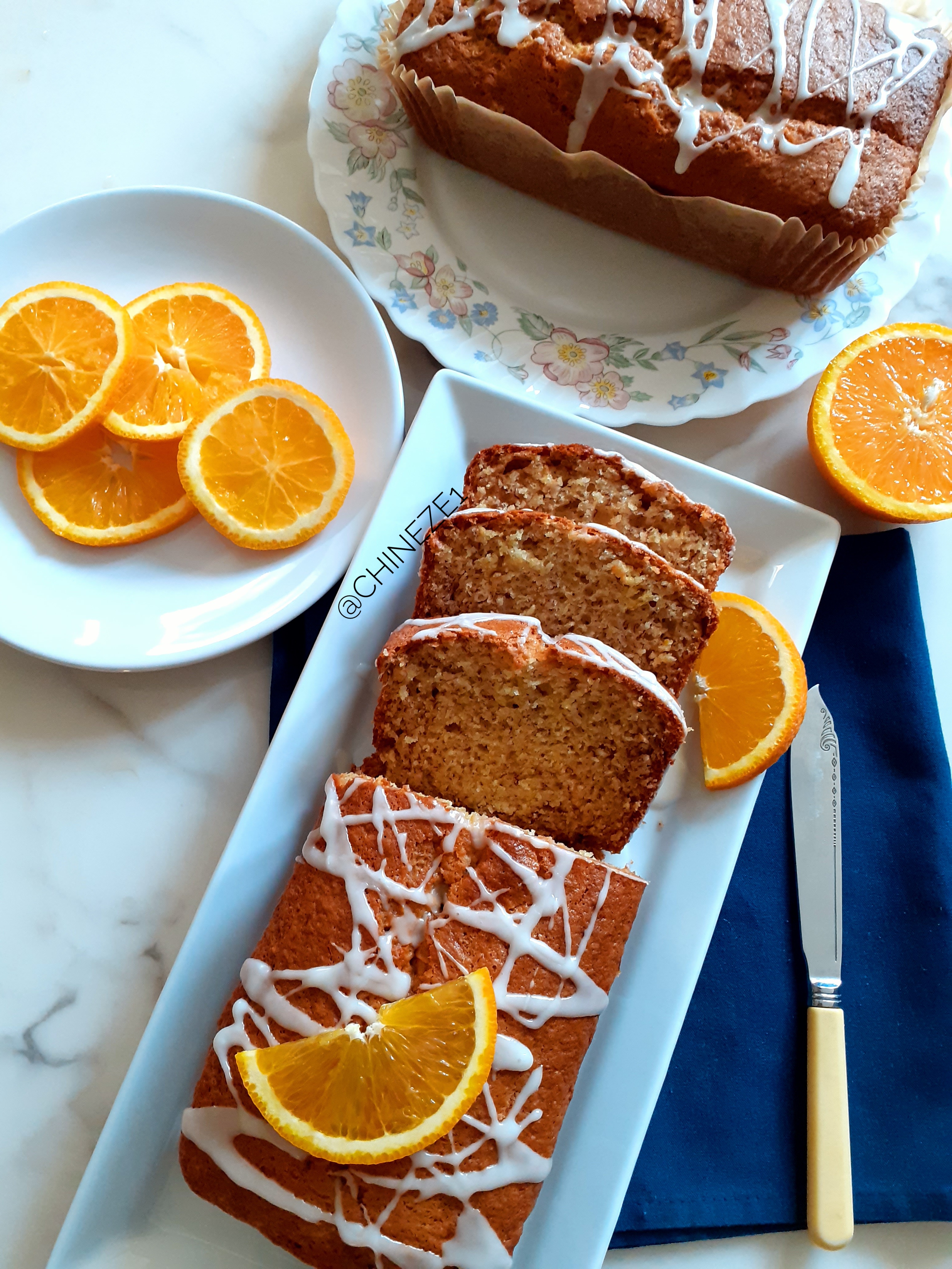 Banana Orange Cake.