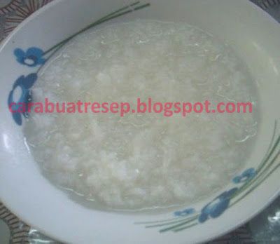 CARA MEMBUAT BUBUR NASI PUTIH POLOS  Resep Masakan Sederhana