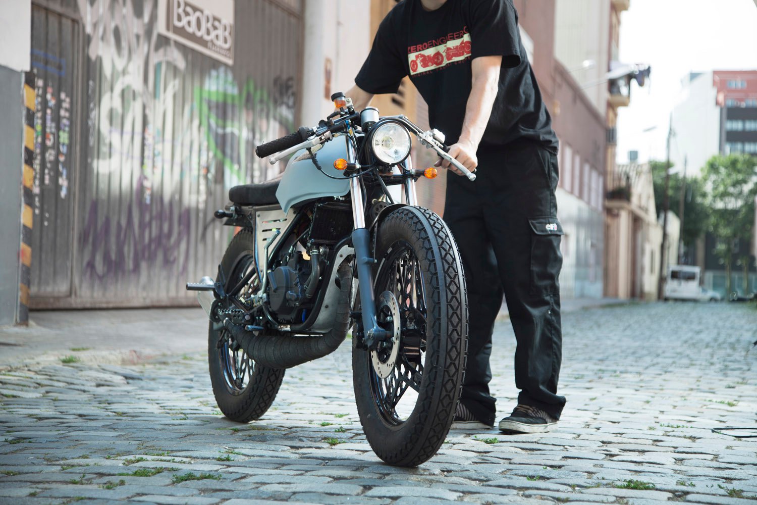 Kickstart Attitude Honda MBX 80 Cafe Racer _ Kiddomotors