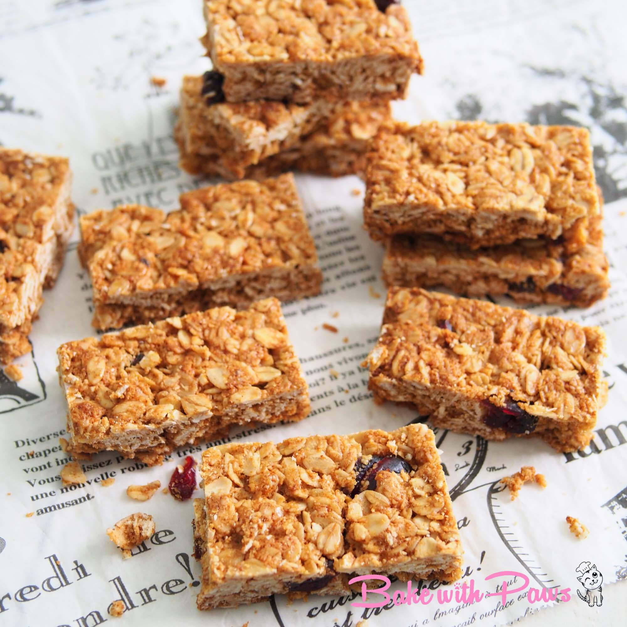 Oats and Honey Bar BAKE WITH PAWS