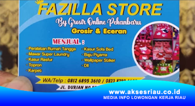 Toko Fazilla Store Pekanbaru