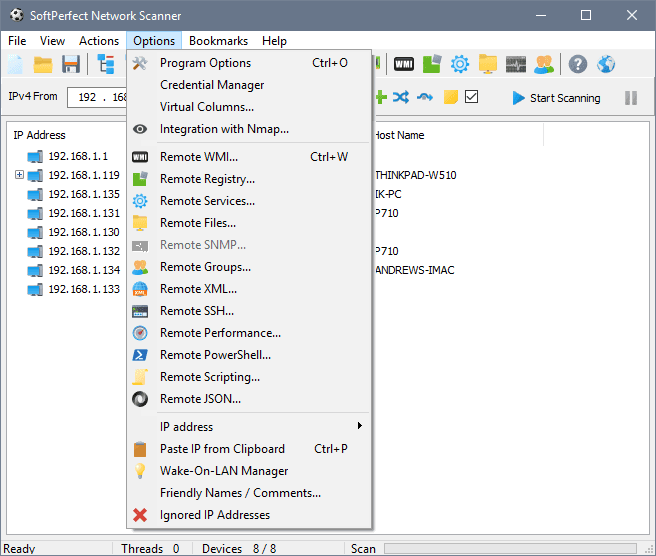 Screenshot SoftPerfect Network Scanner 7.2.7 Full Version Screenshot SoftPerfect Network Scanner 7.2.7 Full Version