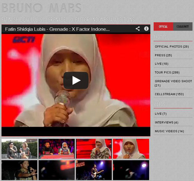 Fatin Shidqia Lubis X Factor Indonesia Cover Grenade Bruno  Share The 