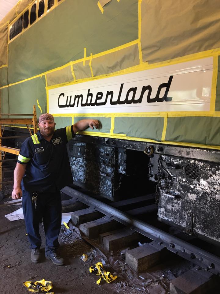 Western Maryland Scenic Railroad Repainted Cumberland Car