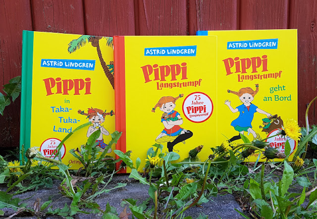 Pippi feiert Geburtstag: 75 Jahre Pippi Langstrumpf. Die Kinderbücher von Pippi Langstrumpf in drei Bänden mit den schwedischen Original-Illustrationen von Ingrid Vang Nyman.