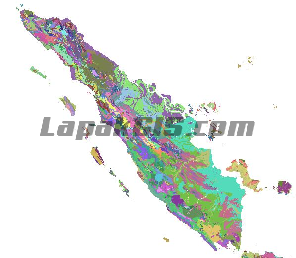 Peta Geologi Seluruh Indonesia format SHP Shapefile Full