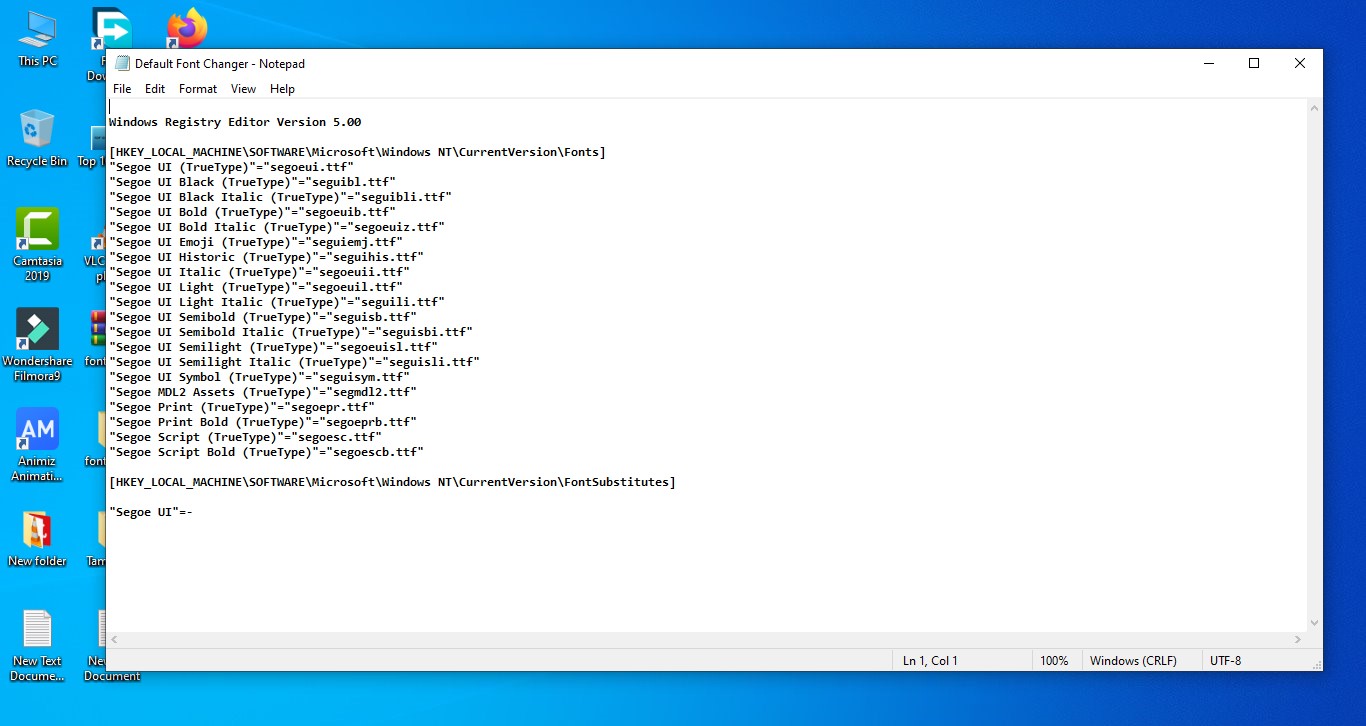 how to change default font windows 10 how to change default font windows 10