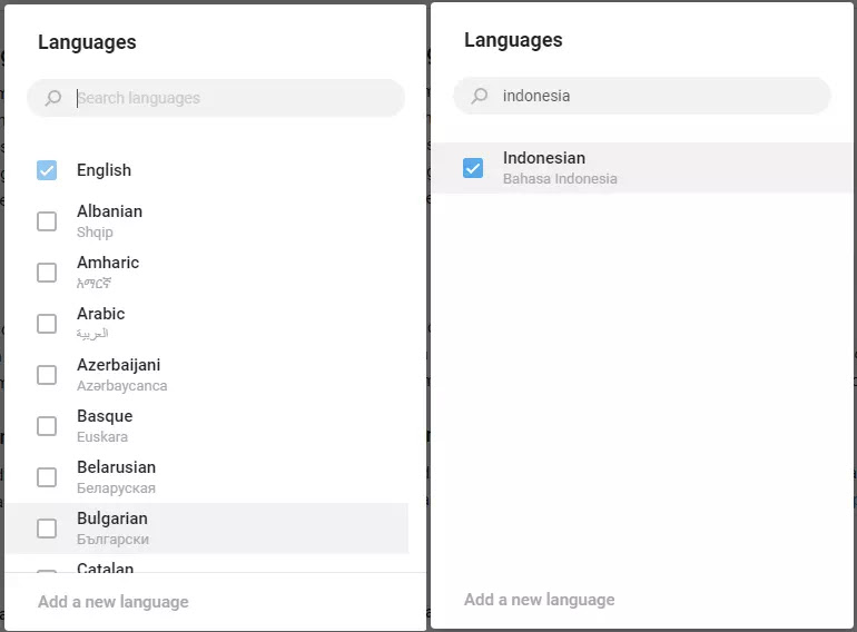 Setlang telegram android