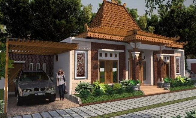5 Desain Rumah Minimalis Modern Dengan Sentuhan Etnik Jawa 2019 - Kaula