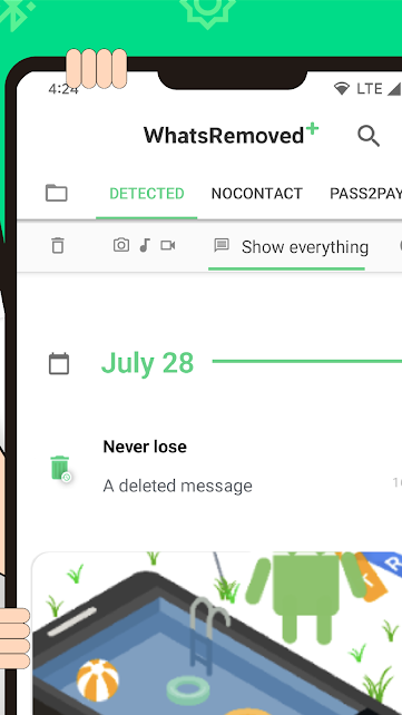 برنامج استعادة رسائل الواتس اب للاندرويد Recover messages