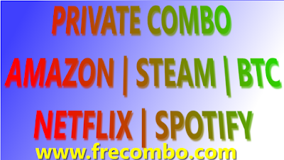 100K HQ PRIVATE COMBO | AMAZON | STEAM | BTC | NETFLIX | SPOTIFY