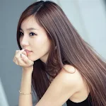 Beautiful Model Lee Ji Min in Black Dress Foto 4