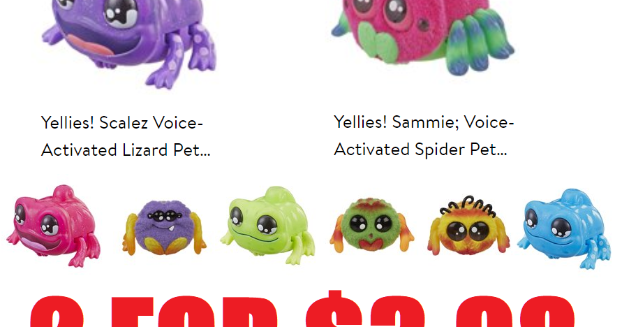 yellies spiders walmart