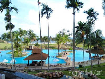 eka aprilya liburan di bintan lagoon resort