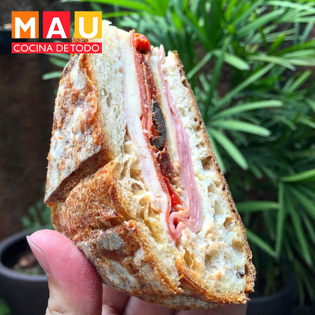 delicioso sandwich para meriendas