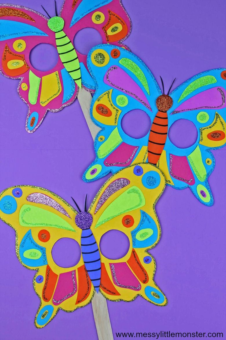 25 Beautiful Butterfly Crafts for Kids of all Ages Messy Little Monster