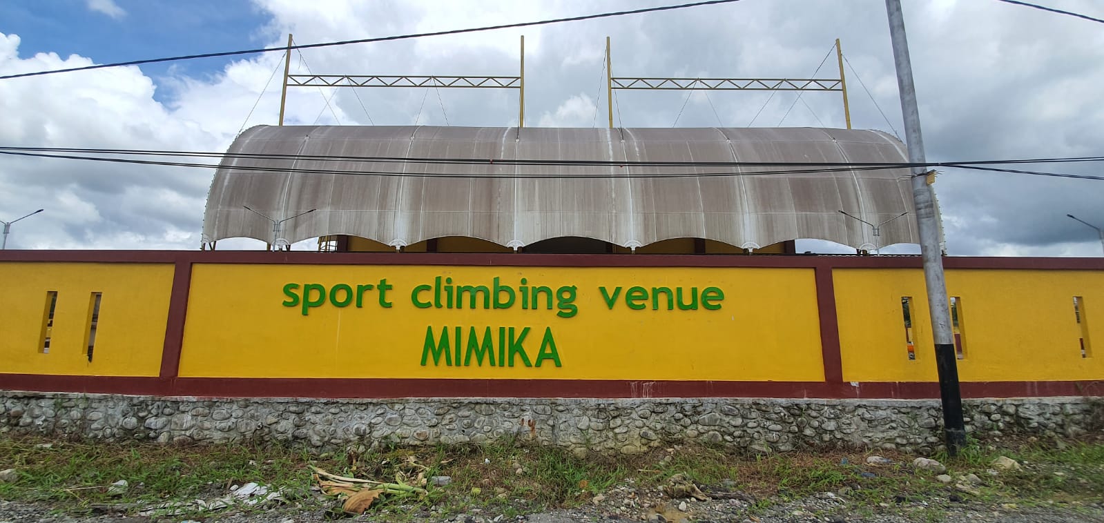 Kapolri Bersama Menpora dan Panglima TNI Tinjau Venue PON ke XX di Mimika,Papua.