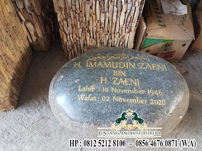 Batu Nisan Kuburan Islam, Nisan Batu Kali Alam