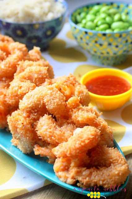 You'll feel like you're on holiday when you bite into these delicious gluten free coconut covered prawns !