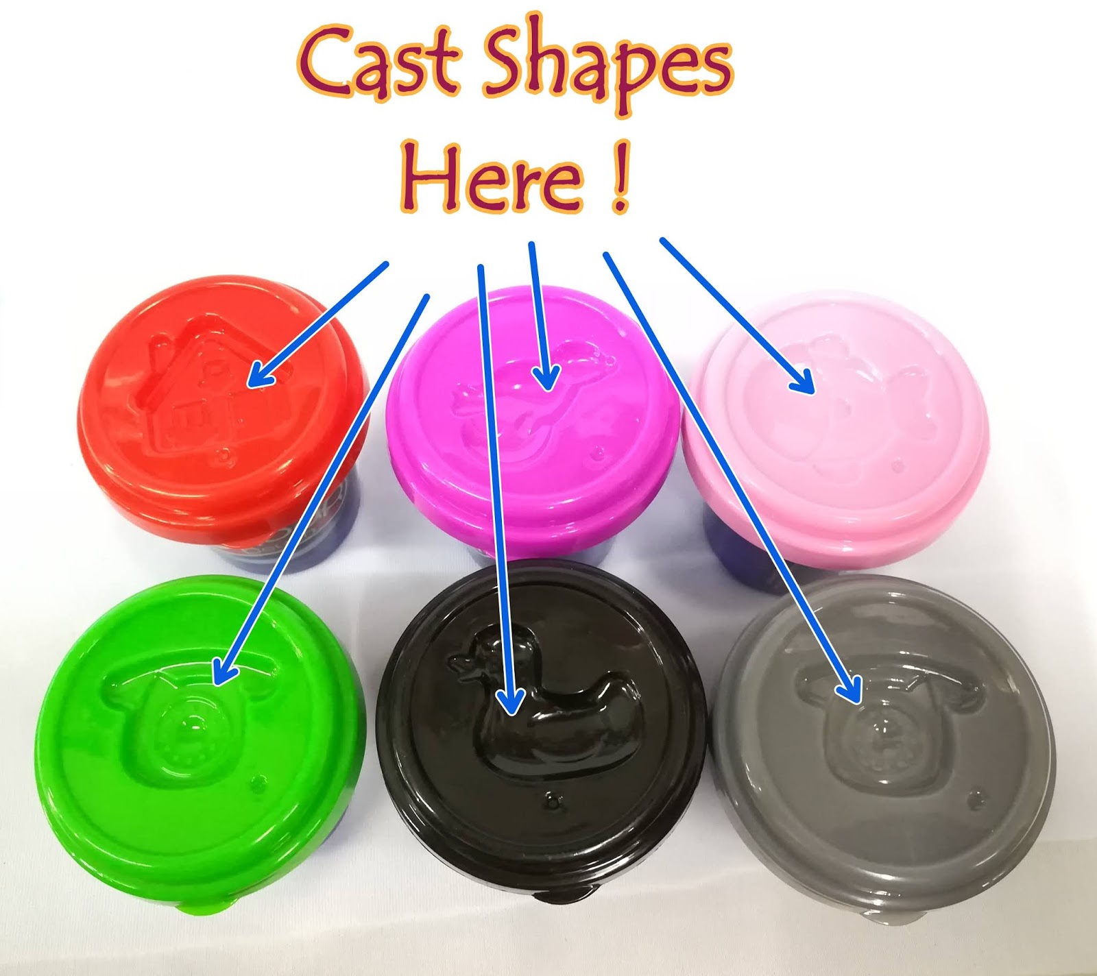 BongBongIdea COLOR PLAY DOUGH CLAY 6 CANS 400g