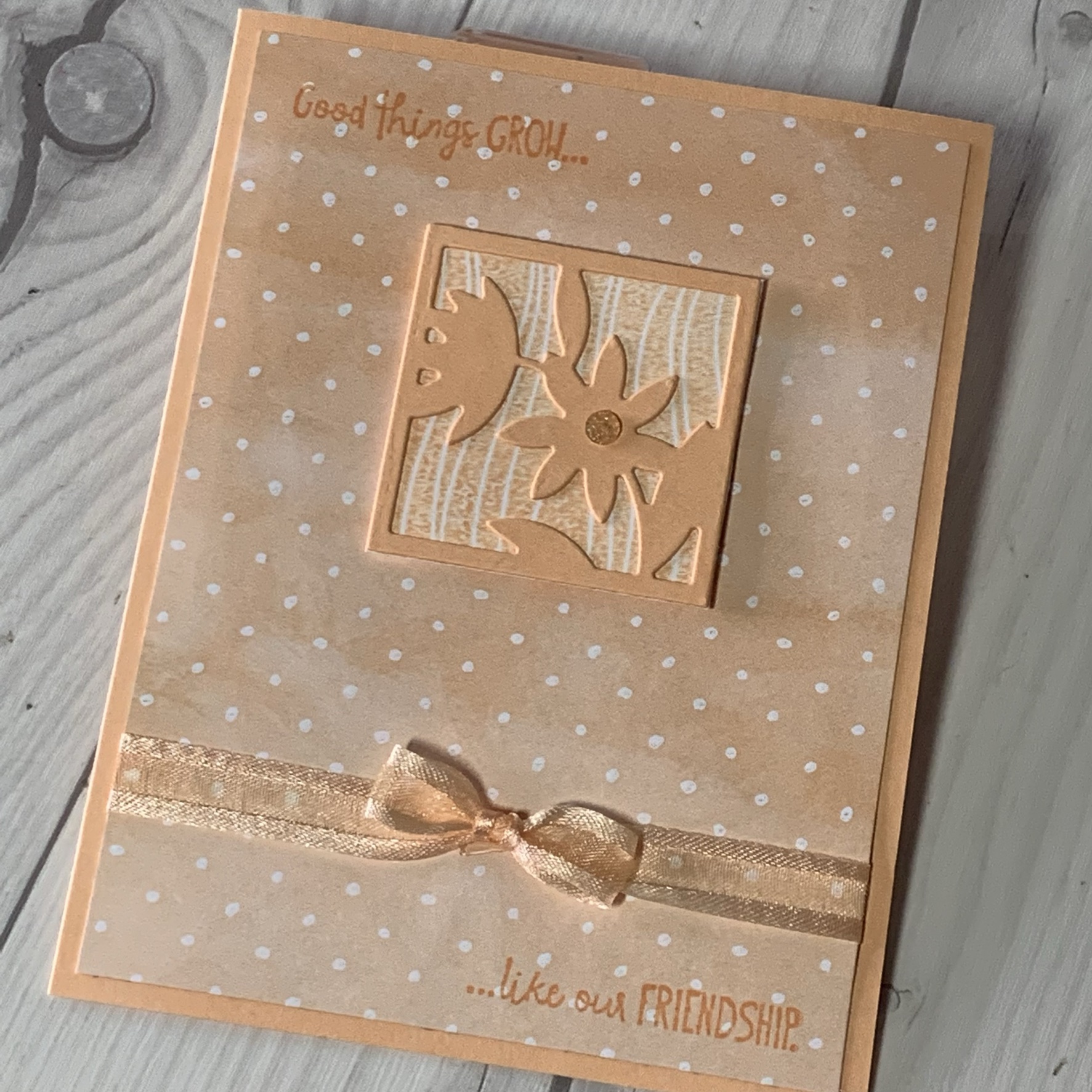 Fun card creations using Pale Papaya, a new In Color from Stampin' Up